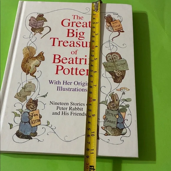 GREAT BIG TREASURY OF BEATRIX POTTER / Vintage 1992 & Plush - Picture 16 of 16